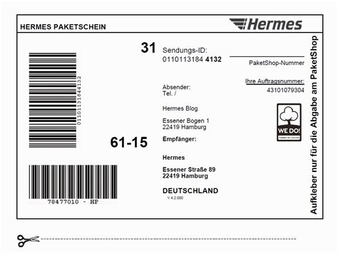 von deutschland nach schweitz hermes packet